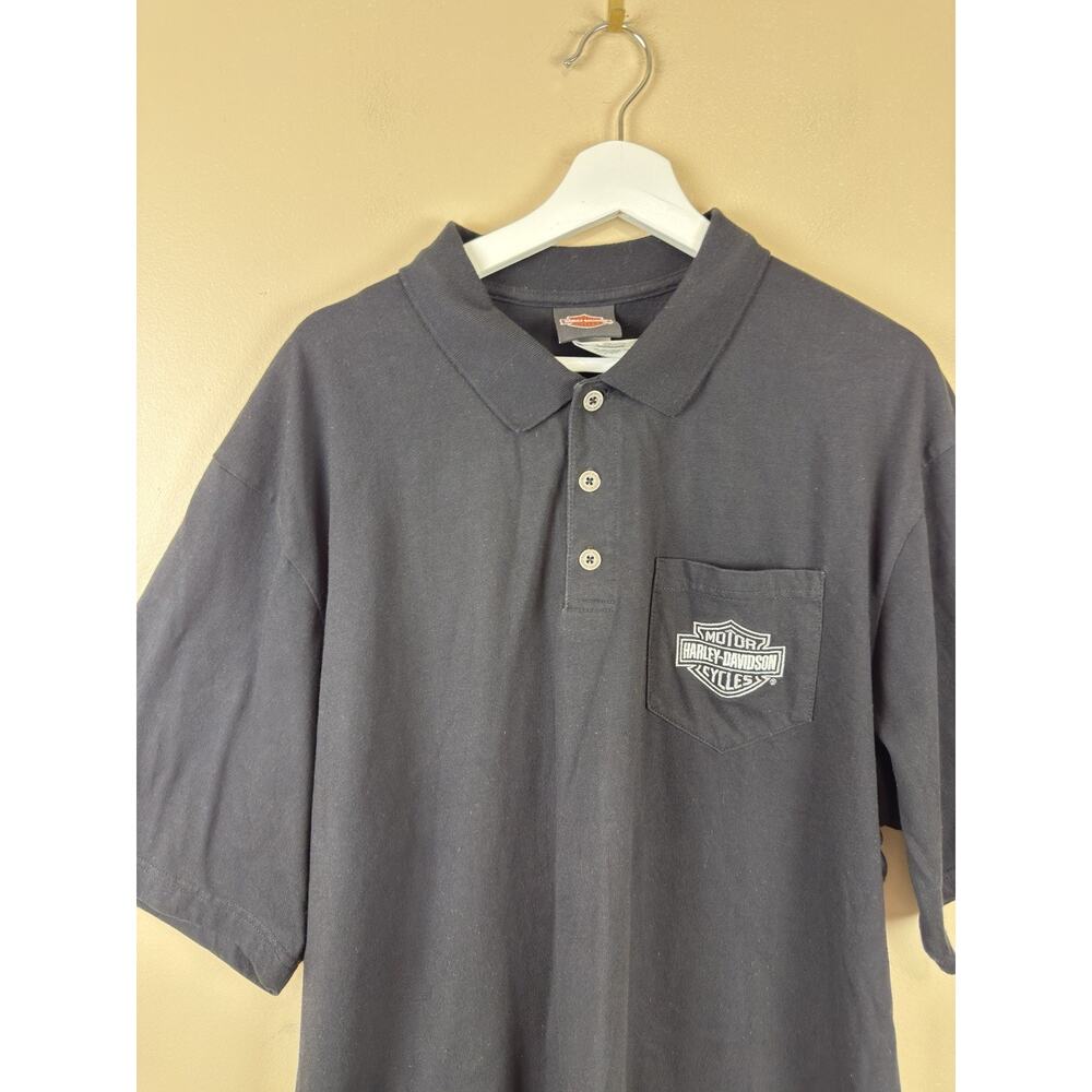 Harley-Davidson Polo Shirt Men’s 2XL Medina Ohio Century HD Biker Logo - Picture 2 of 11